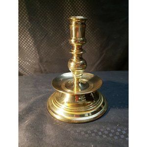 BALDWIN Candleholder Candlestick Solid Heavy Brass FORGED IN AMERICA